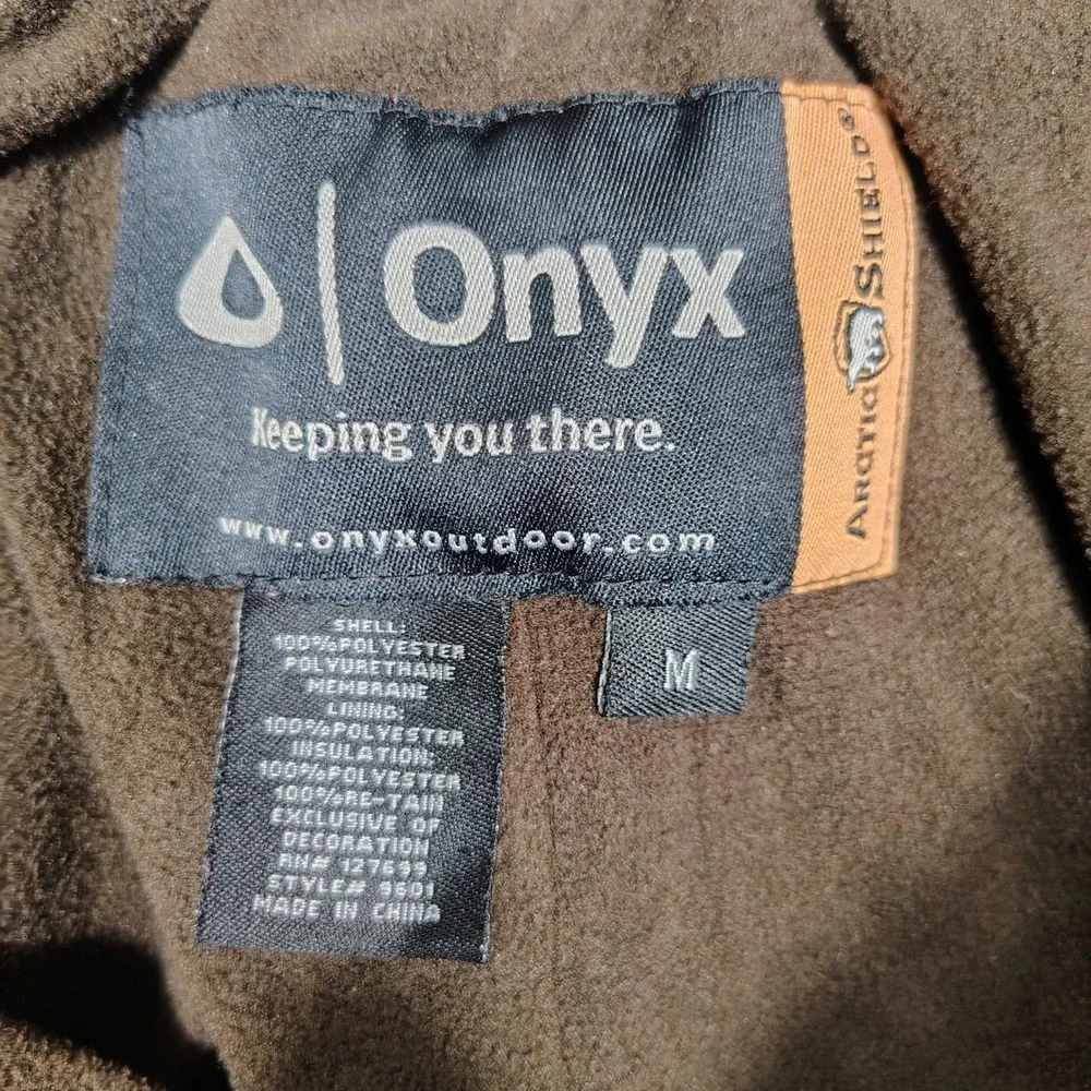 Onyx ArcticShield Hunting Pants Mens Medium Brown Camo Realtree AP Polyester